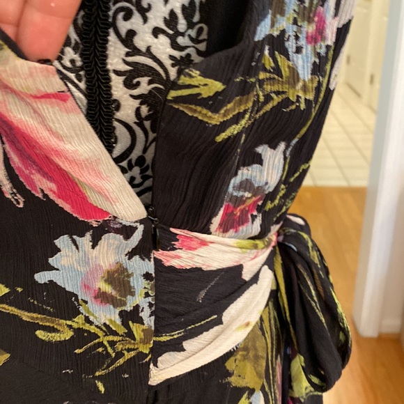 Talbots Vintage Floral Dress Pure Silk, Size 10 - Picture 9 of 14